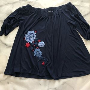 Off Shoulder Floral Top